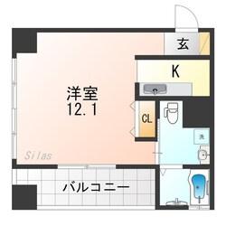 カシェット住吉の物件間取画像